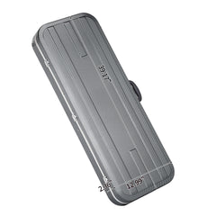Electric Guitar ABS Molded Hard Case for GST GTL 170 SG and Burning fire Style Flat Grayish Blue