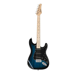 Glarry GST Electric Guitar w/20W Amplifier - Blue