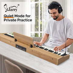 Glarry GPP-108 88-Key Semi-Weighted Keybed Digital Piano - Nature