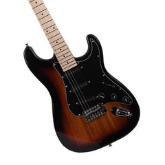 Ozici ST Stylish Electric Guitar with Black Pickguard Golden