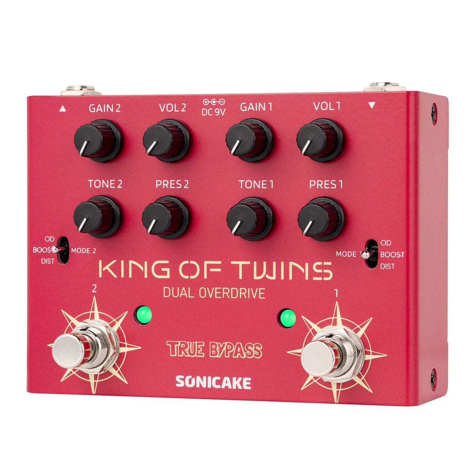 Sonicake Dual Channel Overdrive Pedal - 3 Modes