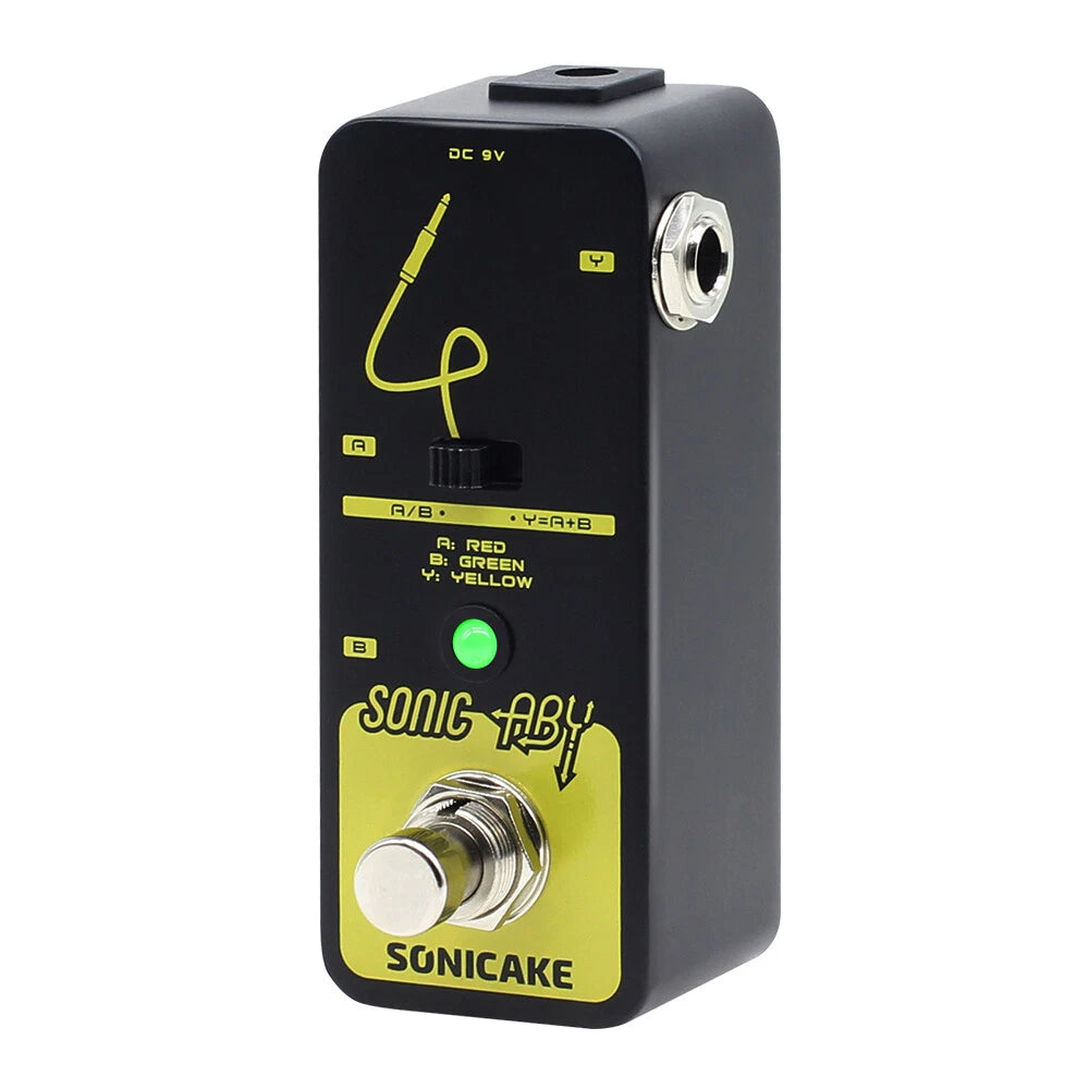 SONICAKE Sonic ABY True Byapss AB Box Line Selector Guitar Effects Pedals