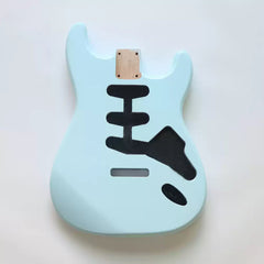 Ozici Alder Wood Sonic blue SSS ST Electric Guitar Body Nitro Matte Finished for DIY Custom Guitars
