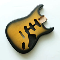 Ozici Nitro Finished SSS  Alder Wood Matched ST Guitar Body in Aged Sunset for DIY Electric Guitars