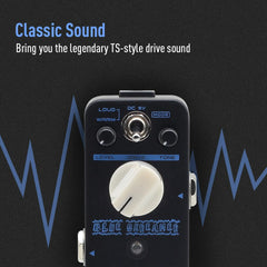 SONICAKE Blue Skreamer Vintage Blus Analog Overdrive Guitar Effects Pedal