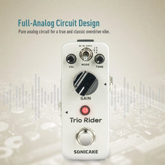 Sonicake Overdrive Guitar Effects Pedal Centaur Classic Overdrive Pedal Bypass