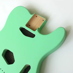 Ozici Nitro satin Finished Surf Green TL Guitar Body Standard Alder Wood For DIY Handmade 6 String Electric Guitars