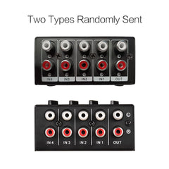Stereo Mixer 4-Channel RCA Input Control Sound Mixing Console