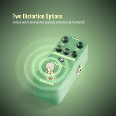 Sonicake Distortion Guitar Effects Pedal Two Modes Mid-frequency of The Normal D