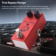 Guitar Effects Pedal Classic Chorus With True Bypass Rate/Depth Controls