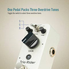 Sonicake Overdrive Guitar Effects Pedal Centaur Classic Overdrive Pedal Bypass