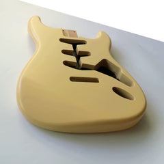 Ozici DIY Nitro Finished Alder ST Guitar Body in Desert Sand Color for SSS Electric Guitars
