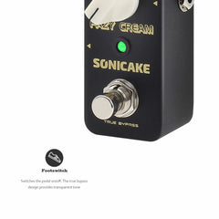 SONICAKE Fazy Cream True Bypass Vintage Fuzz Classic Guitar Effects Pedal