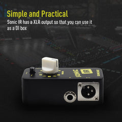 SONICAKE IR Speaker Cabinet Simulator Guitar Bass Pedal +1PCS Hook and Loop TAPE