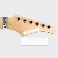 Kramer Waterslide Guitar Neck Headstock (WHITE) Set of 2