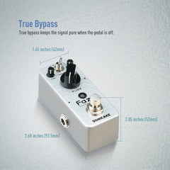 Sonicake Fazy Sandwich Classic Fuzz Pedal Analog True Bypass Tone-control Pedals