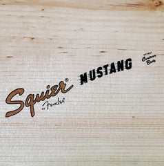 Have one to sell? Sell one like this Sell something else  Share Squier by Fender Mustang Waterslide Guitar Neck Headstocks Decals (Set of 3)