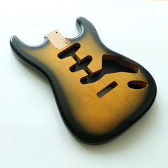 Ozici Nitro Finished SSS  Alder Wood Matched ST Guitar Body in Aged Sunset for DIY Electric Guitars