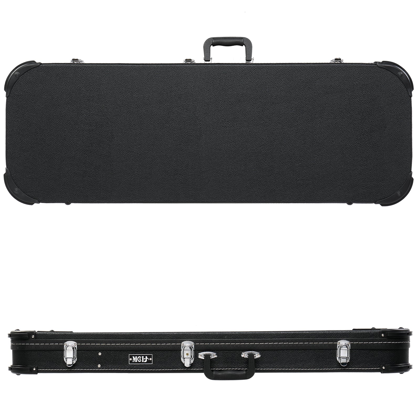 Ozici Electric Guitar Square Hard Case with Protective Sleeve Fits ST TL Burning fire 170 Style Electric Guitar