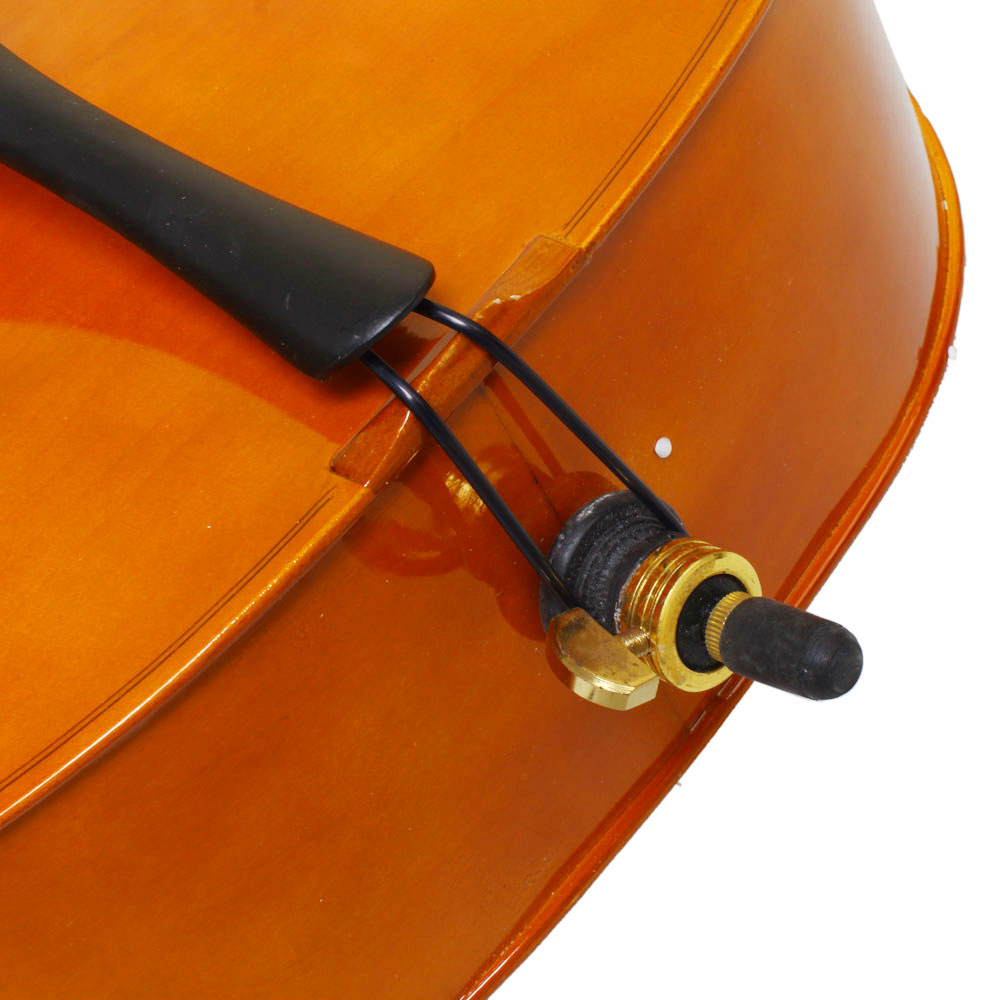 Ozici 4/4 Wood Cello Bag Bow Rosin Bridge Natural