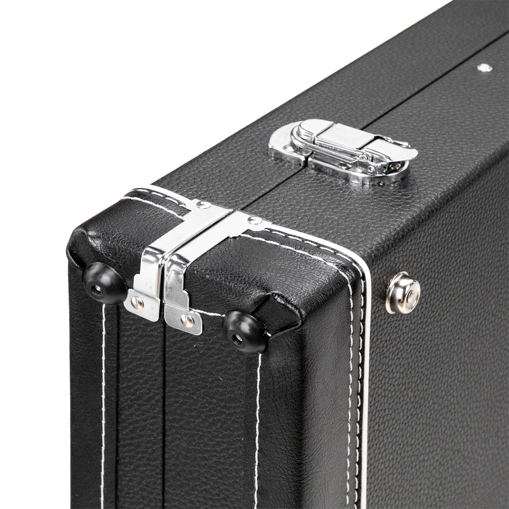 Ozici High Grade Electric Guitar Square Hard Case Flat Black