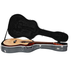 41" Folk Guitar ABS Molded Carrying Case Fits Most Acoustic Guitars Microgroove Grayish Blue