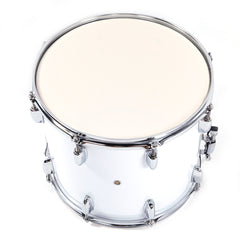 Ozici 14 x10 inches Marching Drum Drumsticks Key Strap White