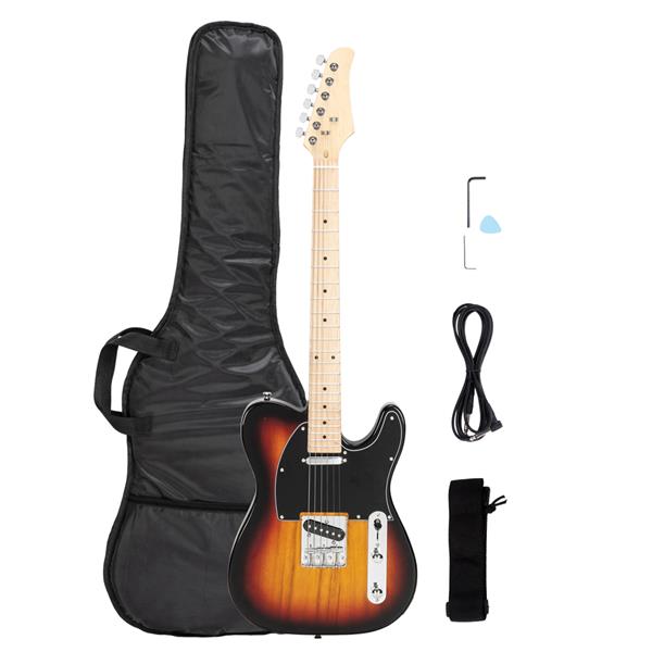 Ukscs Maple Fingerboard GTL Electric Guitar SS Pickup Sunset Color