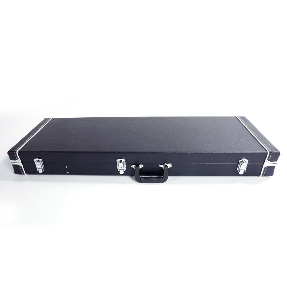 Ozici ST High Grade Electric Guitar Square Hard Case Microgroove Flat - Black