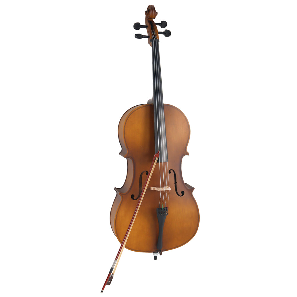 Ozici 4/4 Acoustic Cello Case Bow Rosin Wood