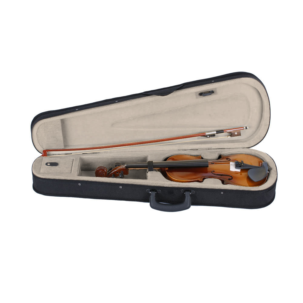 Ozici 3/4 Acoustic Violin Case Bow Rosin Natural