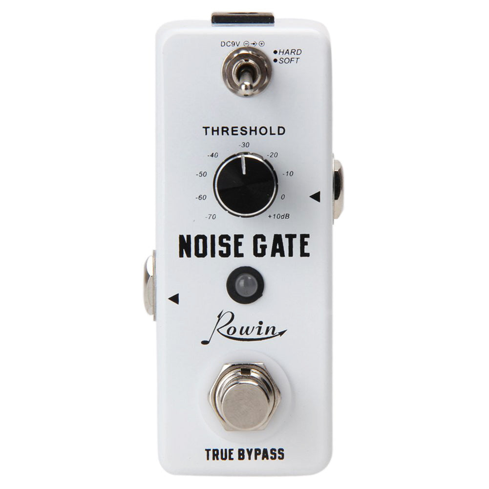 Rowin LEF-319 Noise Gate Guitar / Bass Pedal Dual Mode Hard/Soft Noise Reduction