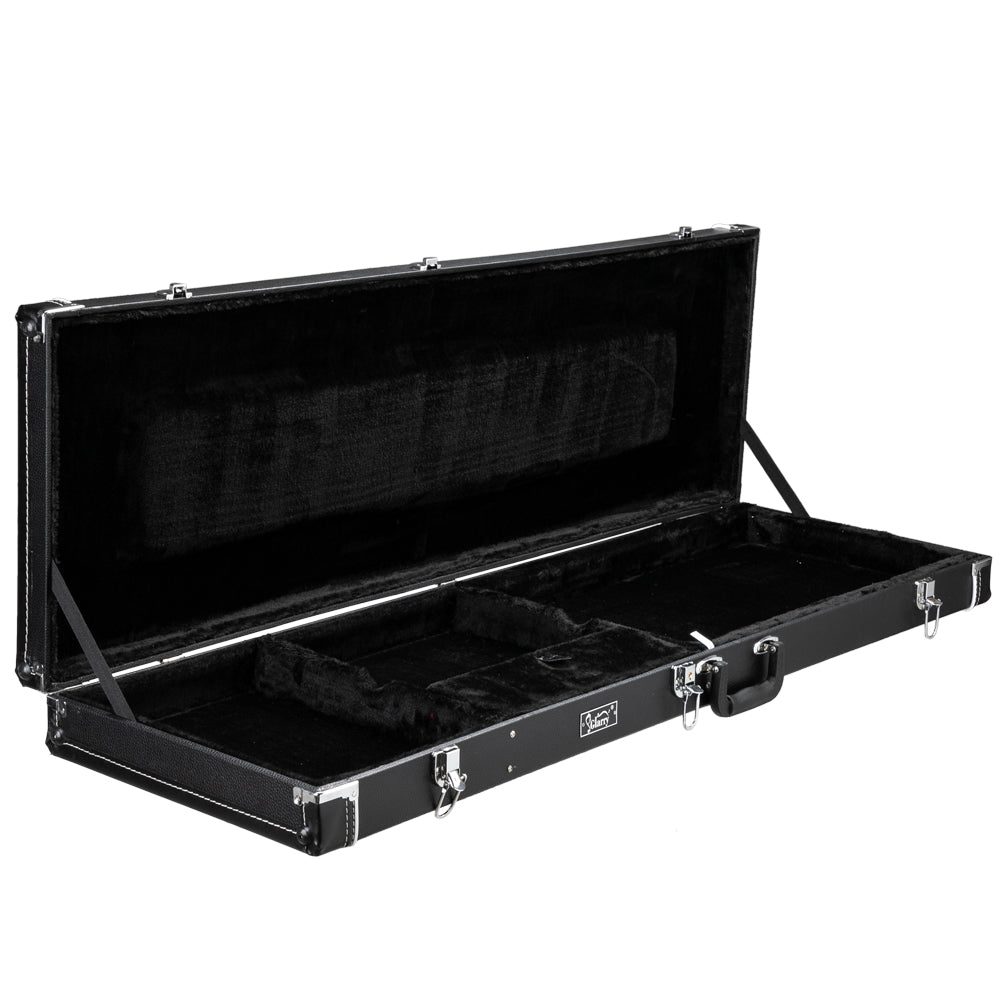 Ozici High Grade Electric Guitar Square Hard Case Flat Black