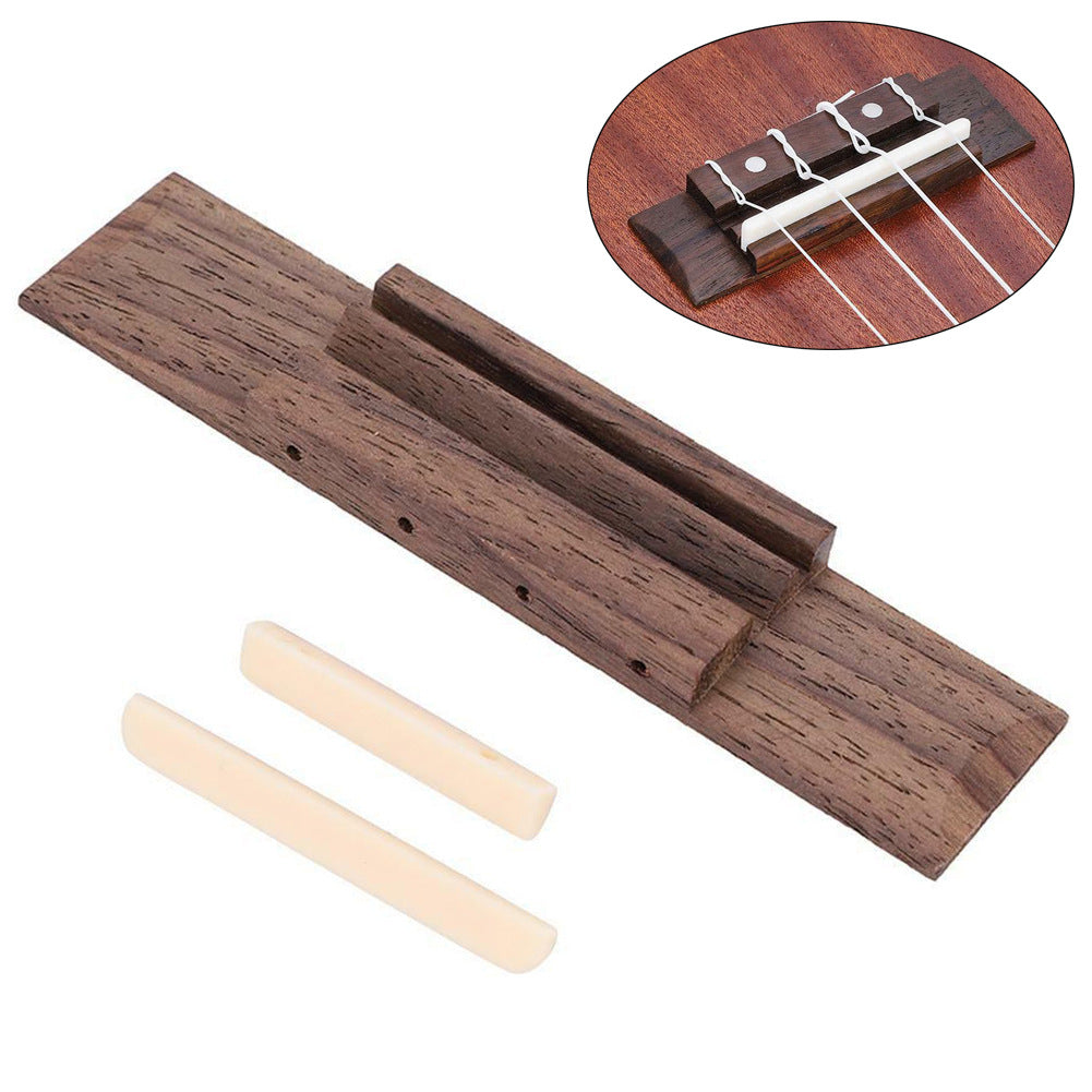 Ukulele Universal Code Rosewood Bridge+Lower Pillow+Upper Pillow