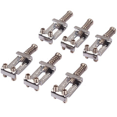 6 Pack Roller Tremolo Bridge Saddles for Strat Stratocaster and Tele Telecaster Electric Guitars
