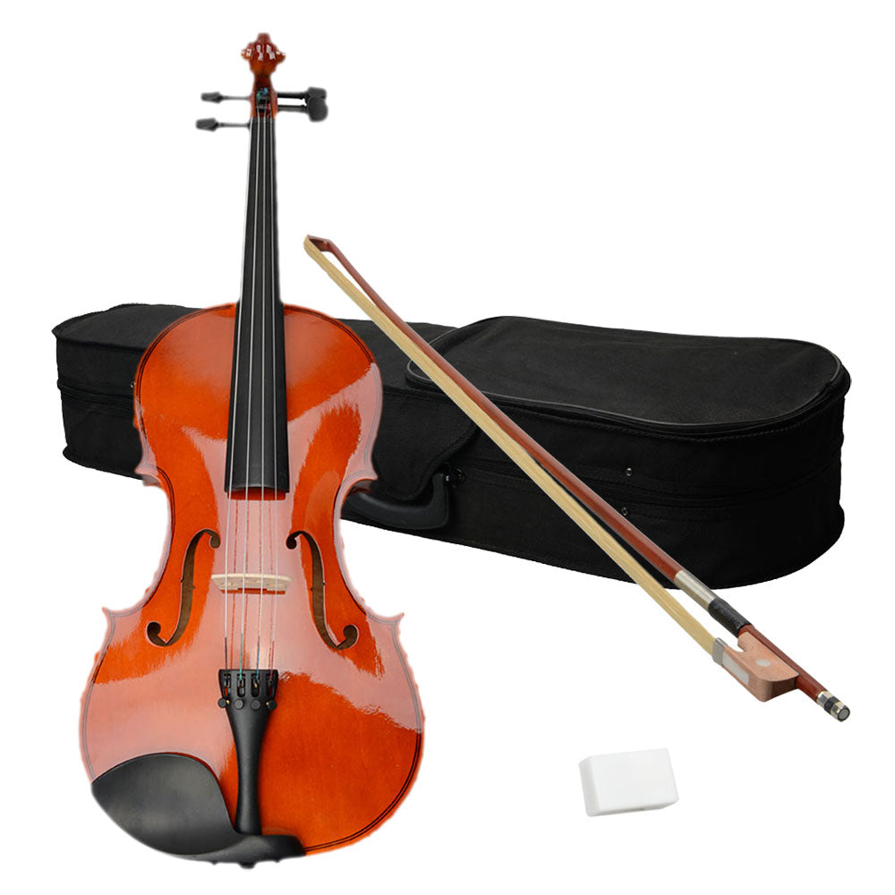 Ozici 16" Acoustic Viola Case Bow Rosin Nature Color