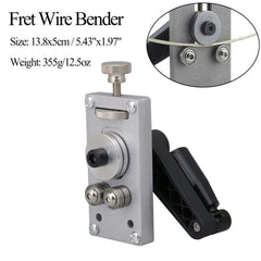 Guitar Fret arc adjuster for arc straightening/bending - Fret Wire Bender