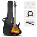Glarry 36inch Burning Fire Style Electric Guitar - Sunset