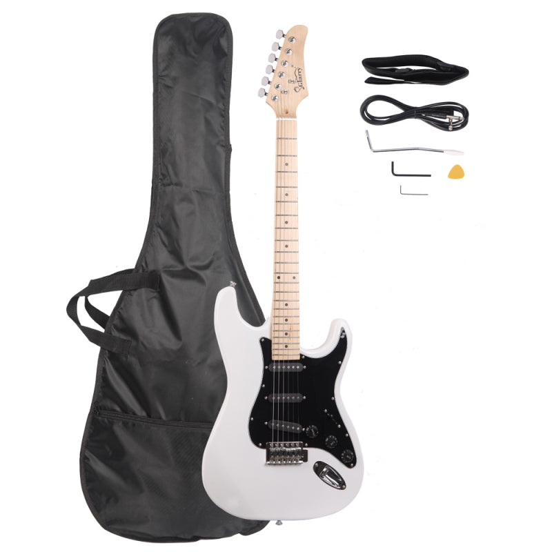 Glarry GST Electric Guitar - White