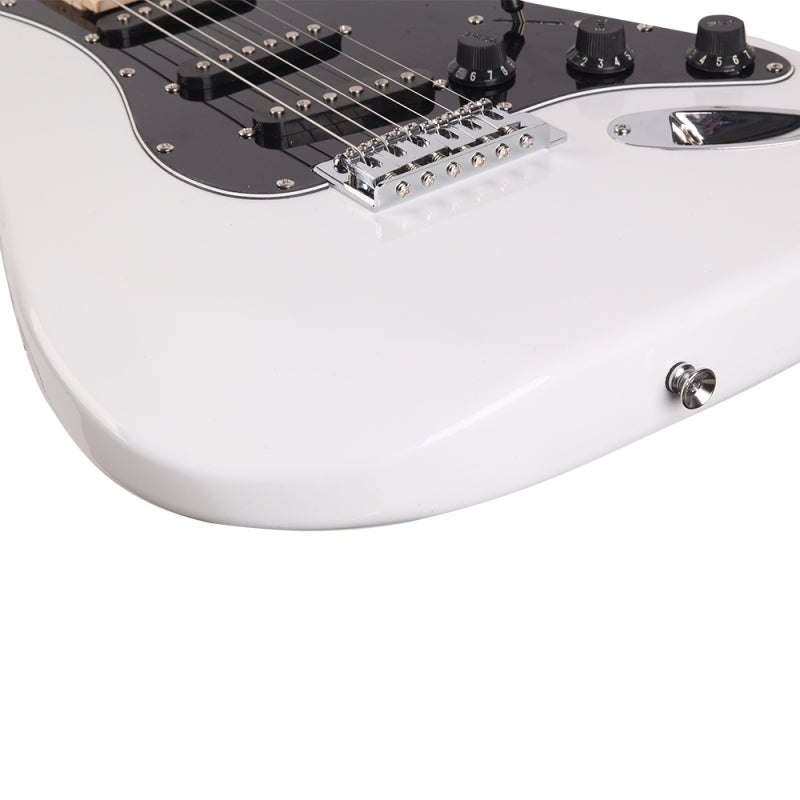 Glarry GST Electric Guitar - White