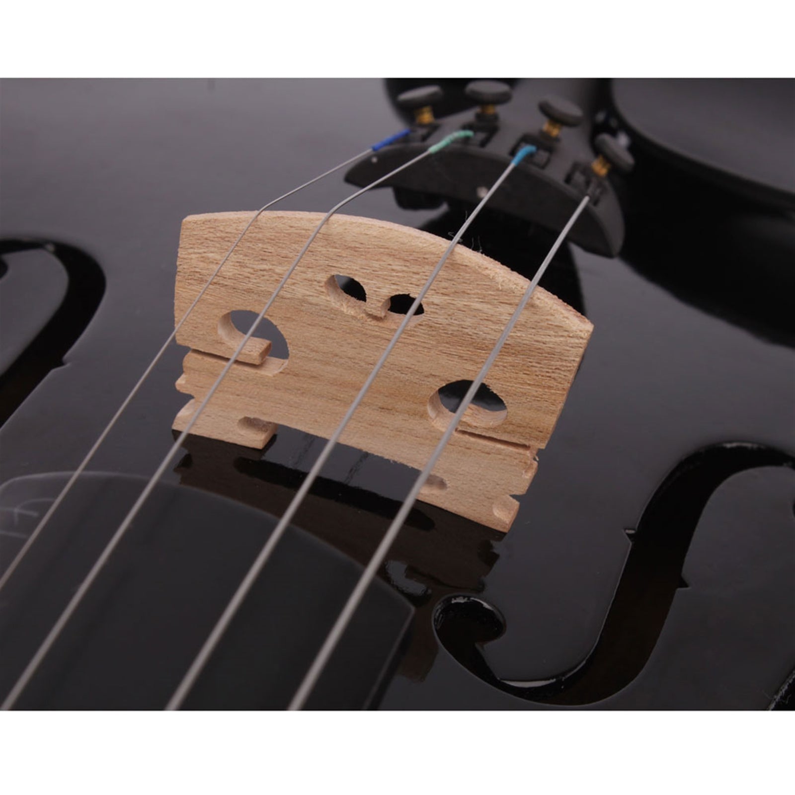 Ozici 4/4 Acoustic Violin Case Bow Rosin Black
