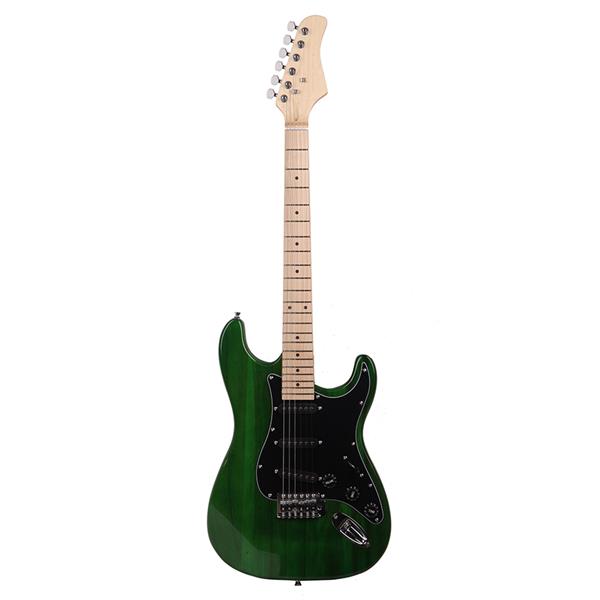 Ozici ST Stylish Electric Guitar with Black Pickguard Green