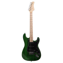 Ozici ST Stylish Electric Guitar with Black Pickguard Green