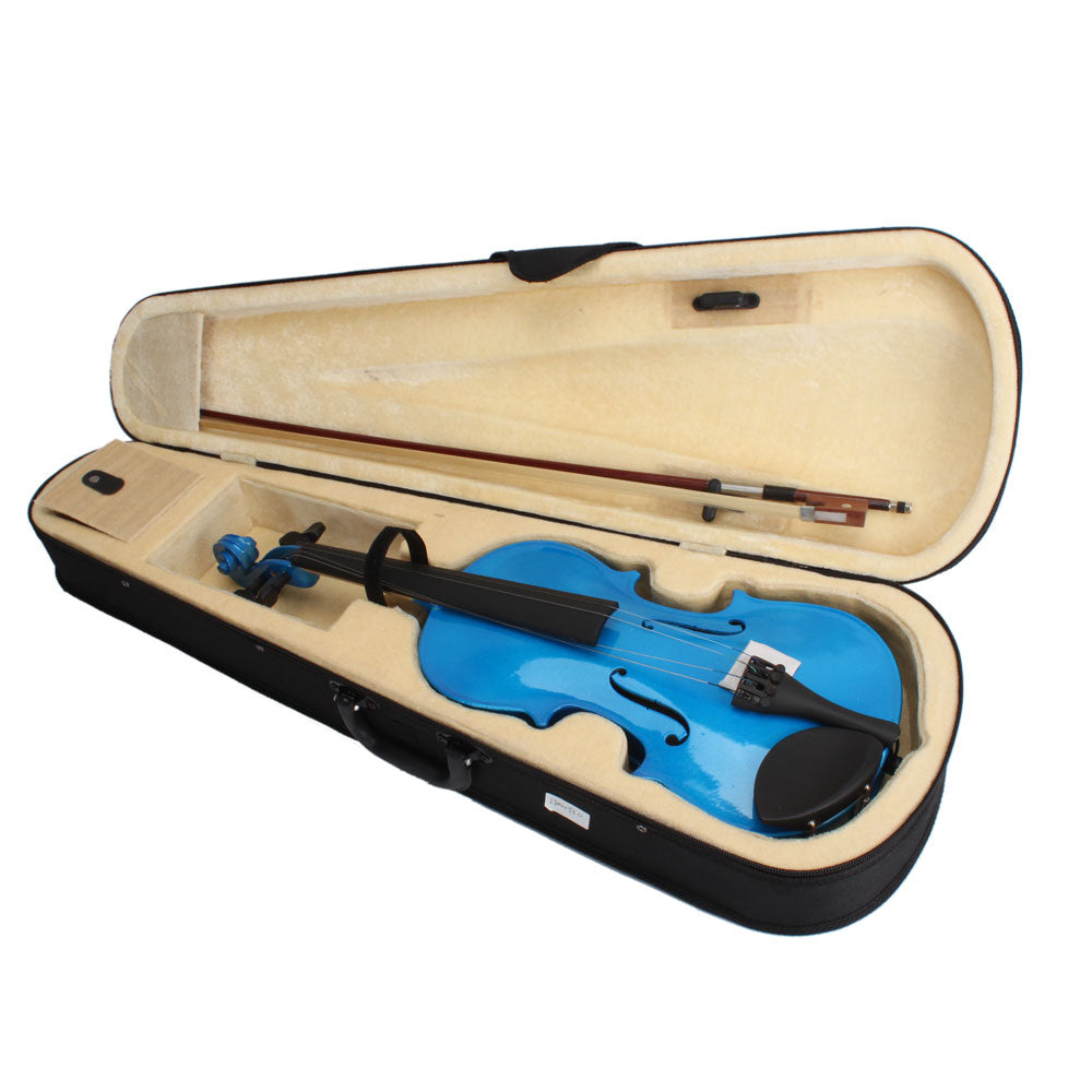 Ozici 4/4 Acoustic Violin Case Bow Rosin Dark Blue