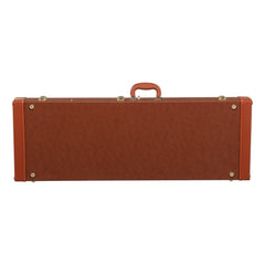 Ozici  Electric Guitar Square PU Hard Case Fits ST TL Burning fire 170 Style Electric Guitar - Brown