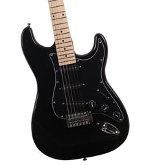Ozici ST Stylish Electric Guitar with Black Pickguard Black