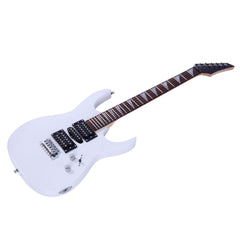 Ukscs Novice Entry Level 170 Electric Guitar HSH Pickup   Bag   Strap   Paddle   Rocker   Cable   Wrench Tool White