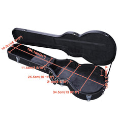 Guitar Hard Case for Acoustic Guitar  made of hard plywood wrapped in PU leather