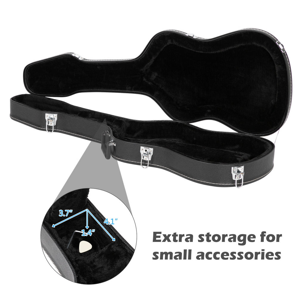 Ozici Hard-Shell Electric Guitar Case Flat Surface Black suit for GST, GTL