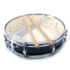 Ozici 13x3.5 Inch Professional Snare Drum Drumsticks Drum Key Strap Set Black